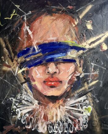 Agnieszka Sukiennik-You make me blue -Malarstwo