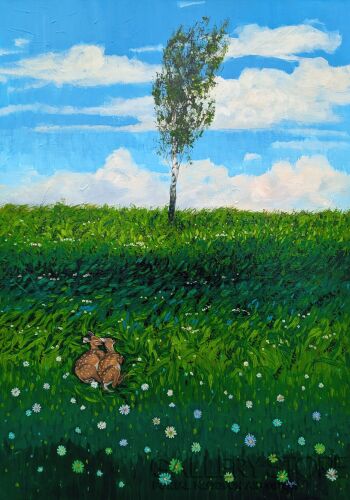 Agnieszka Turek-W poruszeniu traw-Malarstwo