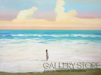 Agnieszka Turek-Wracam na plażę-Malarstwo