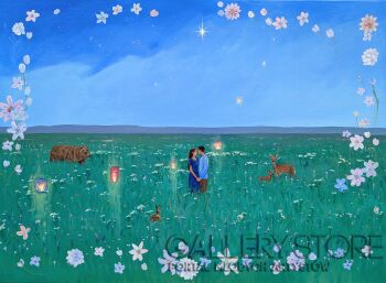 Agnieszka Turek-Wszechświat Cię kocha, kiedy kochasz-Malarstwo