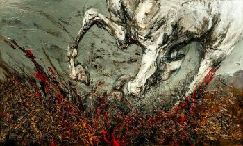 Alan Konopczyński-WHITE HORSE-Malarstwo