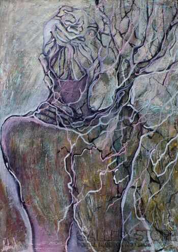 Aleksander Kubis-CIERŃ SAMOTNOŚCI-Malarstwo