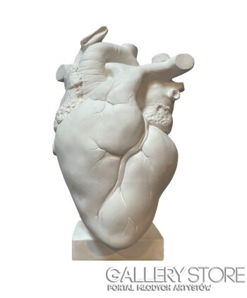 Aleksandra Koper-WHITE HEART-Rzeźby