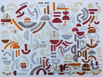 Aleksandra Kożuch-Croissanty z granatem-Rysunek