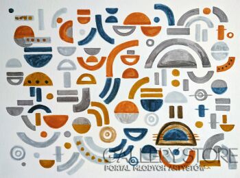 Aleksandra Kożuch-Croissanty z karmelem-Rysunek