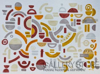 Aleksandra Kożuch-Croissanty z wiśniami-Rysunek