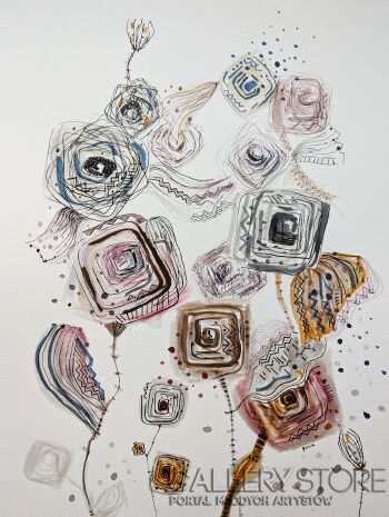 Aleksandra Kożuch-Stara miłość -Rysunek