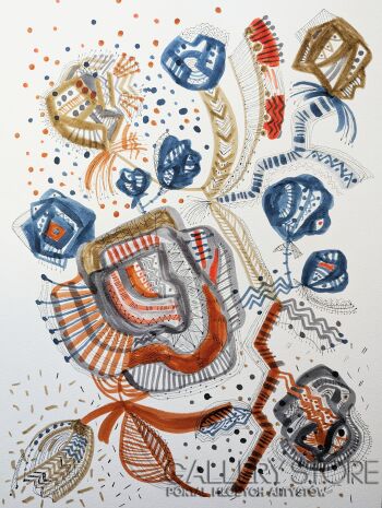 Aleksandra Kożuch-Ukryta miłość-Rysunek