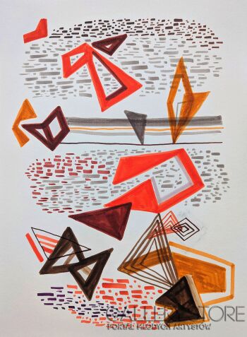 Aleksandra Kożuch-Vermilion II-Rysunek