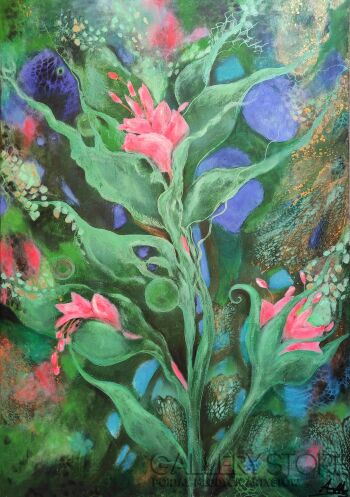 Aleksandra  Michalik-Dziki kwiat-Malarstwo