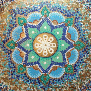 Mozaikowa Mandala Pięknej Przyszłości