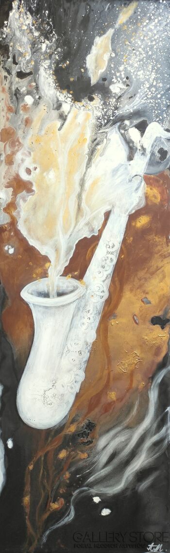 Aleksandra  Michalik-Muzyka białego saksofonu-Malarstwo