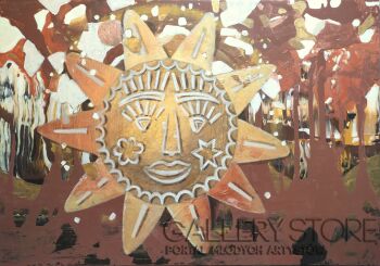 Aleksandra  Michalik-My private Sun-Akryl