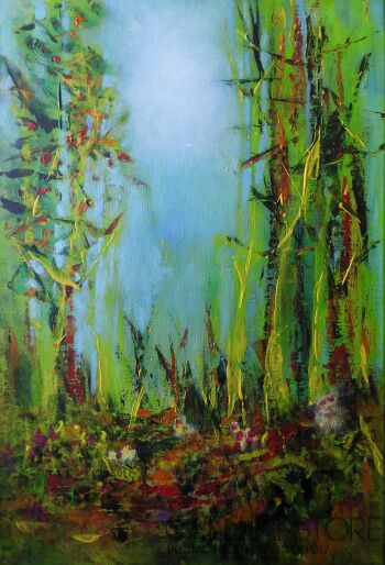 Alicja Wysocka-Barwny las-Akryl