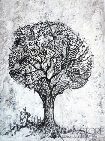Alicja Wysocka-Drzewo rozmaitości-Technika mieszana