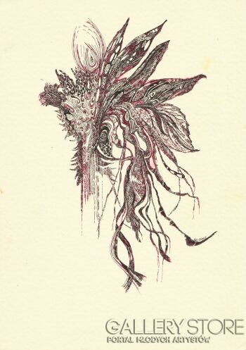 Alicja Wysocka-Impresja kwiatowa V-Rysunek