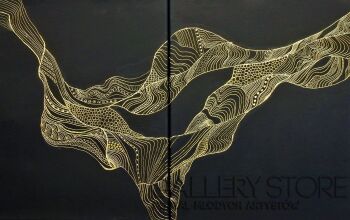 Alicja Wysocka-Otulone złotem II-Akryl