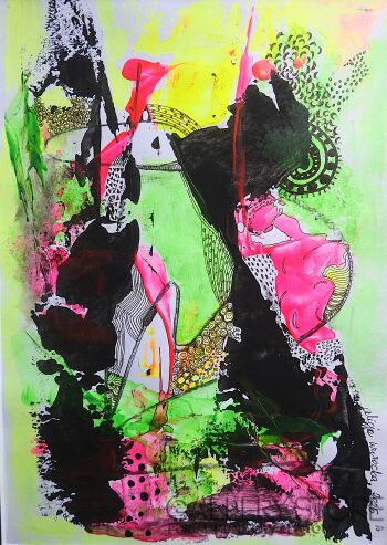 Alicja Wysocka-Święto koloru II -Rysunek