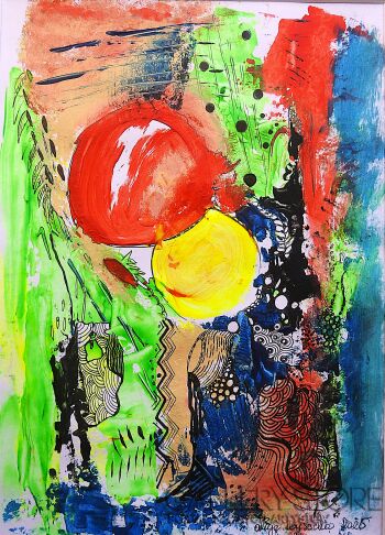 Alicja Wysocka-Święto koloru-Rysunek