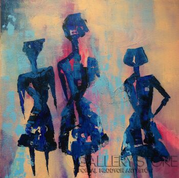 Alicja Wysocka-Trzy siostry II-Malarstwo