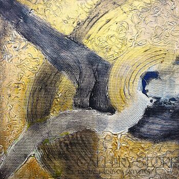 Alicja Wysocka-Złoty impuls II-Malarstwo