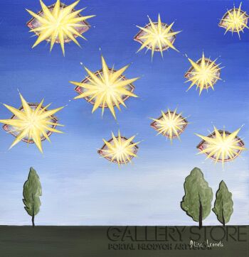 Alisa Leonets-Bezsenność-Malarstwo