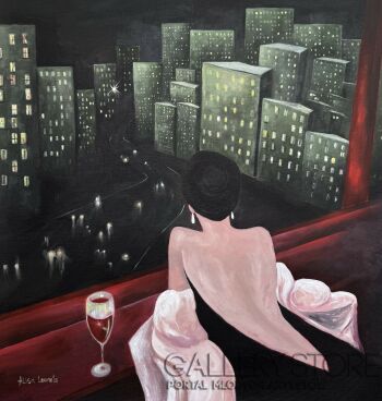 Alisa Leonets-City as Mirage-Malarstwo