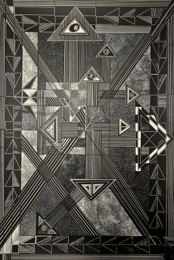 Amadeusz Popek-All directions dark-Grafiki i plakaty