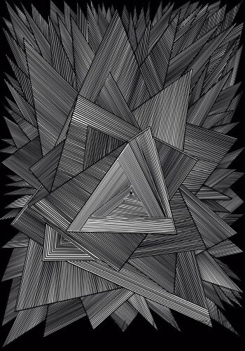 Amadeusz Popek-Erected black-Grafiki i plakaty