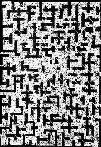 Amadeusz Popek-"Labyrinth-blizzard-black"-Grafika
