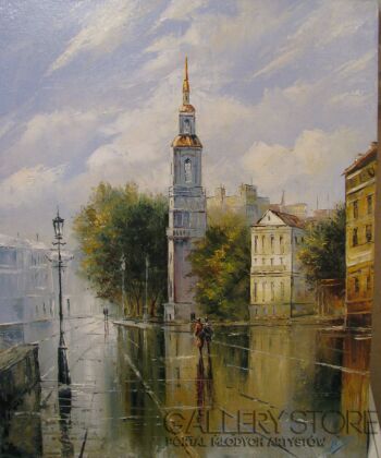 Miasto po deszczu
