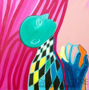 Aneta Lachendro-„Agape. Ostatnia wieczerza”z cyklu Meridiany-Malarstwo