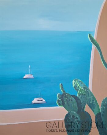 Aneta Olszewska - Kołodziejska-W zamyśleniu-Malarstwo