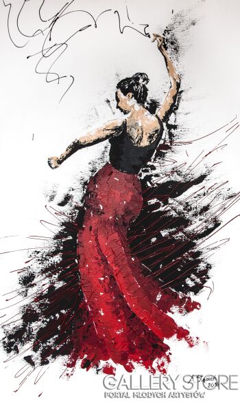 Ania Stępień-Gorące flamenco 2-Akryl