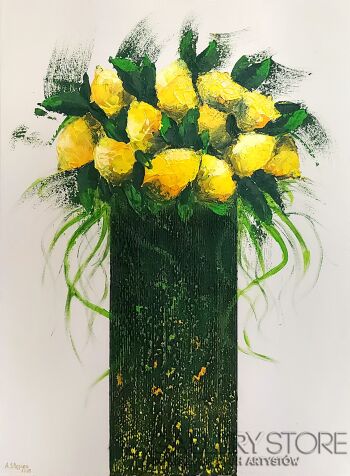 Ania Stępień-Ogród cytrusowy-Malarstwo