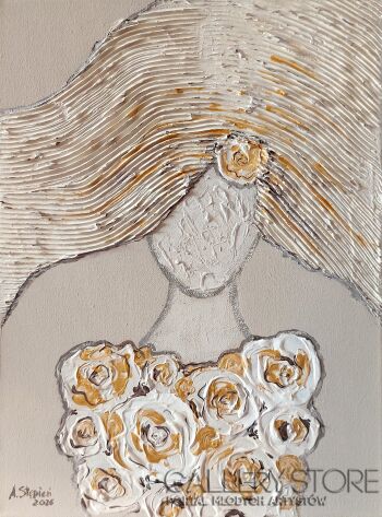 Ania Stępień-Porcelanowa dama-Malarstwo