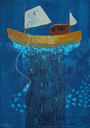 Ania Stępień-Zamknięte słowa-Malarstwo