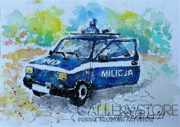 Anita Domeracka-3. Milicja Maluch-Malarstwo