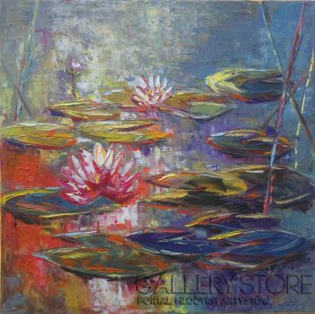 Anita Domeracka-Nenufary Zaj***stej-Malarstwo