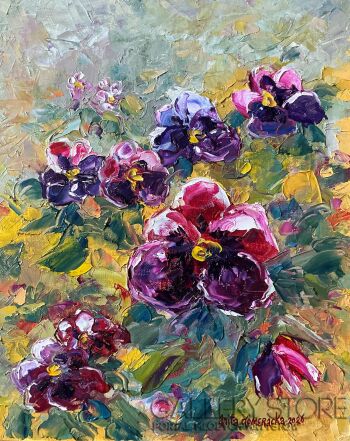 Anita Domeracka-Wariatki bratki-Malarstwo