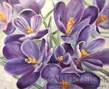 Anna Laurson-Crocuses-Malarstwo