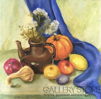 Anna Laurson-Still life Autumn-Malarstwo