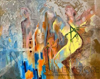 Anna Lupa-Suchy-Między nami-Malarstwo