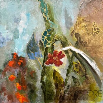 Anna Lupa-Suchy-Przy drodze II-Malarstwo