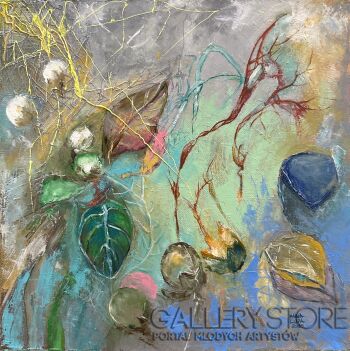 Anna Lupa-Suchy-Przy drodze III-Malarstwo