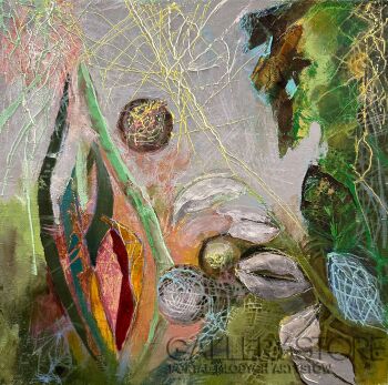 Anna Lupa-Suchy-Przy drodze IV-Malarstwo