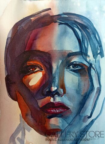 Anna Masiul-Gozdecka-Face Improvisation 6-Malarstwo