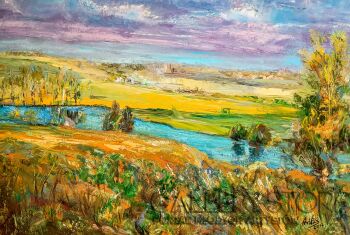 Anna  Wąsikiewicz-Dolina Noteci III-Malarstwo