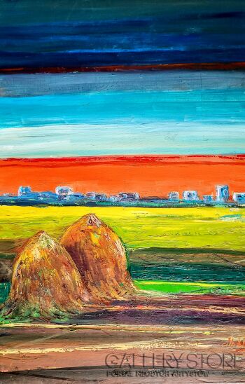 Anna  Wąsikiewicz-Gdzieś za miastem -Malarstwo