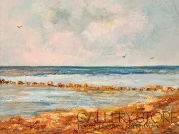 Anna  Wąsikiewicz-Panorama morska -Malarstwo